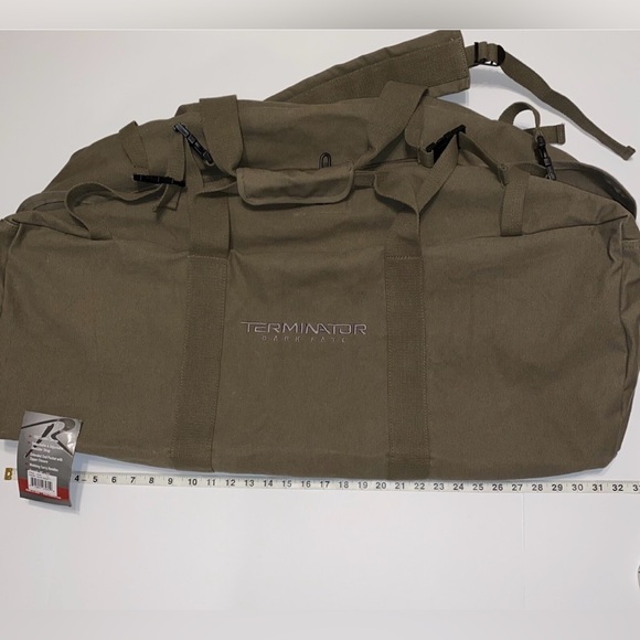 Rothco Other - Terminator Olive Drab Canvas Gen II Duffle Bag 2 Strap Backpack Tactical bag